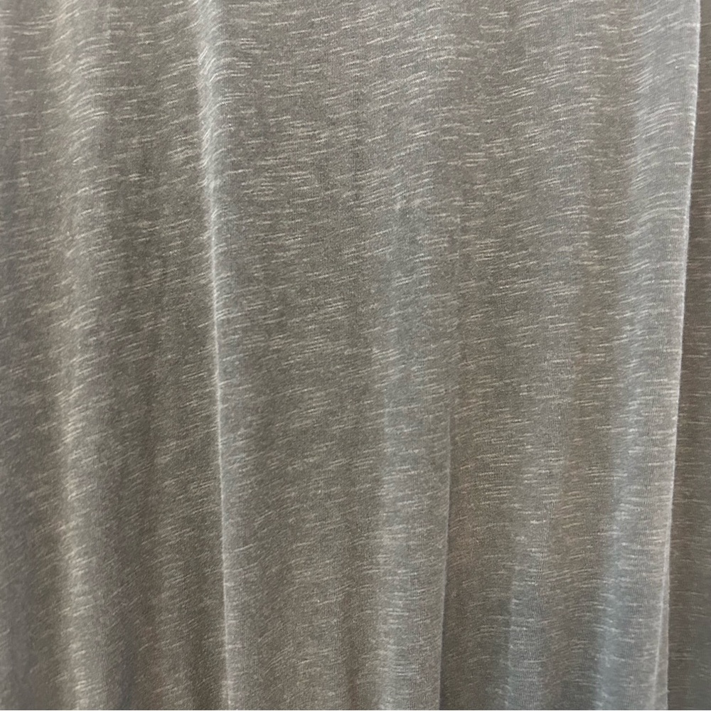 Sundry ruched tank u-neck sleeveless racerback dress in pigment gray size xl - Picture 14 of 16